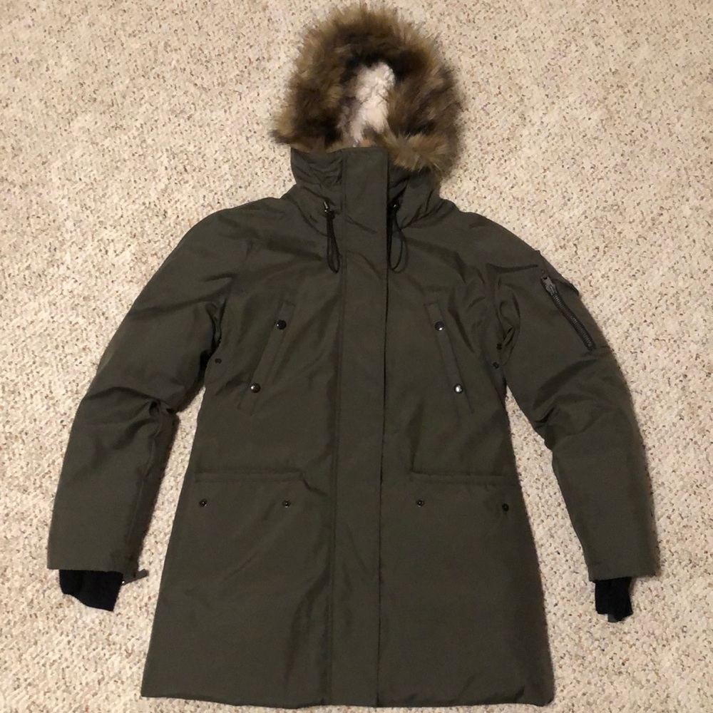 Hunter green winter jacket